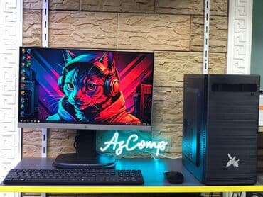 komputer satisi kreditle: Salam 💰 Qiymət: Tək prosessor: 230 AZN Monitorla birlikdə dəst: 355 — 1