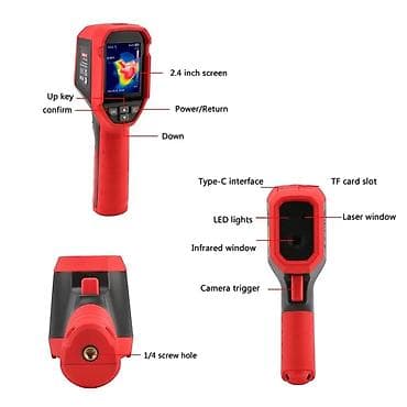 Digər alətlər: Termal görüntü kamerası Model: UNI-T UTI 120S+ Infraqırmızı yüksək — 3