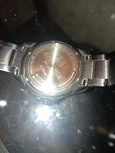 lns saat: Qol saatı, NaviForce, rəng - Qara — 4