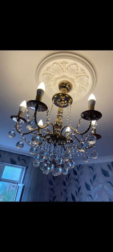 çilçıraq ve qiymetleri: Çılçıraq, 5 lampa, Xrustal — 1