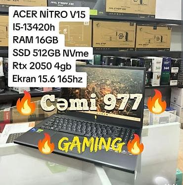 acer nitro v15 qiymeti: Acer Nitro, 15.6 ", Intel Core i5, 512 GB — 1