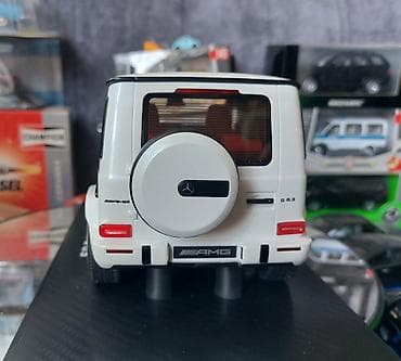 ucuz gitara satisi: Коллекционная модель Mercedes-Benz G63 W463 white 2019 GT Spirit — 10