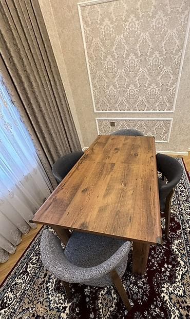 trap hamam: Qonaq masası, Yeni, Açılan, Taxta, Dördbucaq masa — 2