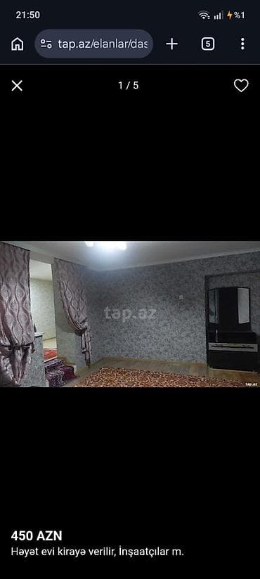 100 manata kiraye evler gence: Tahirə xanım . EV KİRAYƏ VERİLİR. Yassmal rayonu metro inşaatcıların — 7