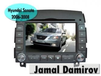 hyundai sonata monitor: Hyundai sonata 2006-2008 üçün dvd- monitor. Dvd- монитор для hyundai — 1