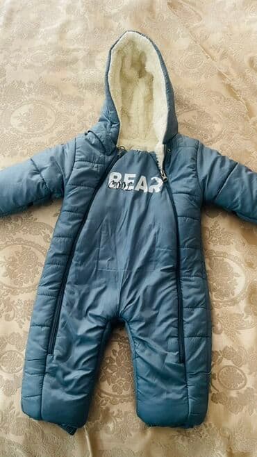 uşaq xəz jiletkaları: Kombinezon, Oğlan üçün, 9 - 12 ay — 4