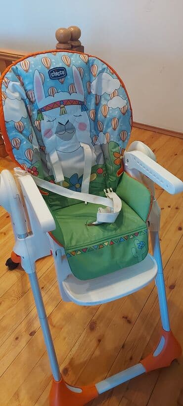 uşaq ucun yemek stolu: Chicco uşaq yemək stulu - Marka/model: Chicco (loqo üzərində) - Rahat — 2