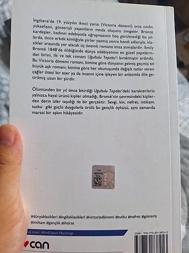 Məhsul: Kitab – “Uğultulu Təpələr” (Emily Brontë) Dil: Türkcə tərcümə — 2