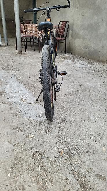 электронный велосипед: Axsport dağ velosipedi - Çərçivə: yüngül alaşımlı, qara-narıncı rəng — 1
