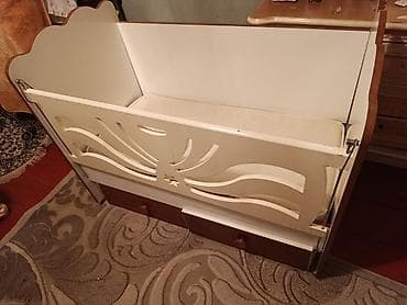 ucuz qapılar: Oğlan və qız üçün, Dördbucaq, Beşik, Dəstsiz, Matras ilə, Yellənmə mexanizm ilə — 6