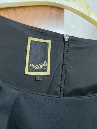 qadin kostyum modelleri 2021: Paola Collection qadın dəsti - İki hissədən ibarət: qara klassik don — 3