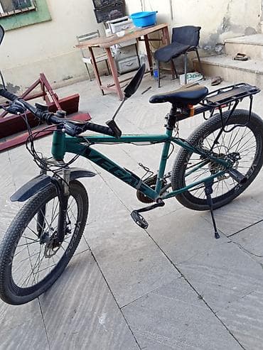 velo mtb: VEGAS dağ velosipedi - Çərçivə: alüminium rəngli-yaşıl “VEGAS” loqolu — 1
