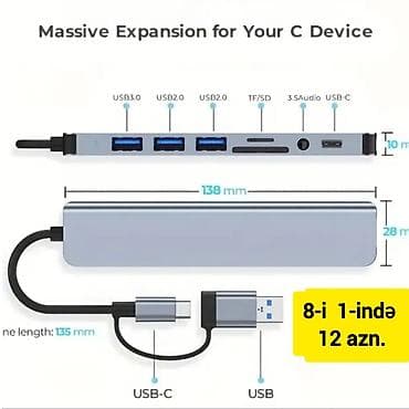 dvd disk: 12-si, 10-u, 8-i, 7-si, 6-sı 1-ində USB GENİŞLƏNDİRİCİLƏR ( — 9