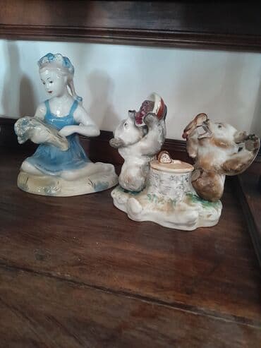 Fiqur, Keramika, rəng - Mavi