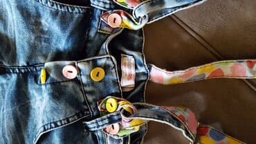 детские шорты бермуды: Джинсы, Для девочек, 4 - 5 лет — 2