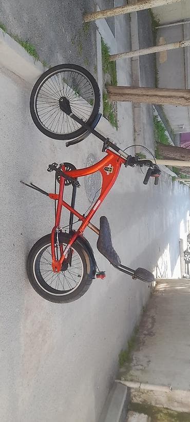 uşaq velosiped satisi: Uşaq/yeniyetmə üçün kruizer tipli velosiped - Rəng: narıncı gövdə — 3