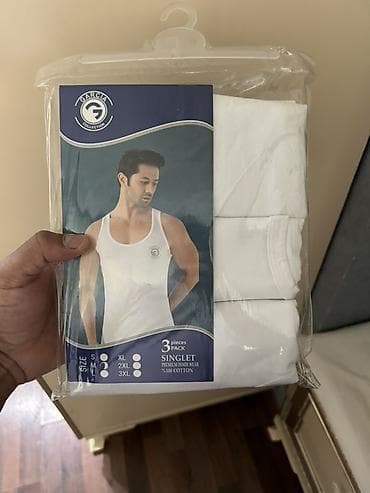 Mayka, Bədən yığan, Yeni, M, rəng - Ağ