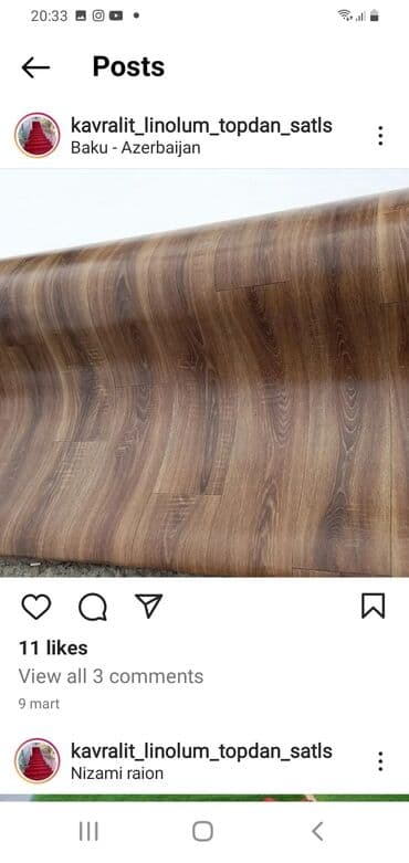 suni qazon satışı: Linoleum — 1