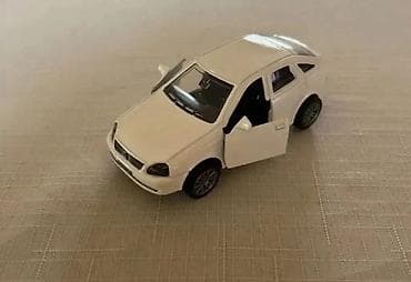 dəmir maşın: Ağ rəngli metal oyuncaq miniatür avtomobil - Korpus: metal gövdə — 2