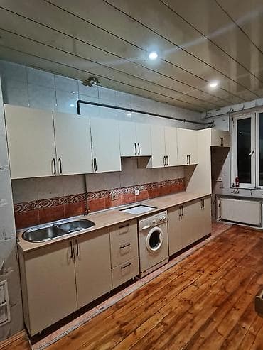 mebel satıram: Mətbəx mebeli dəsti – modul quruluşlu, açıq bej rəng palitrası ilə - — 2