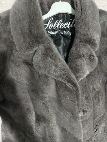 дозиметр купить баку: Solleciti (Made in Italy) qadın xəz palto - Material: təbii xəz — 3