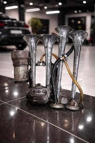 Dörd borulu pnevmatik avtomobil siqnalı (kompressorlu komplekt) -