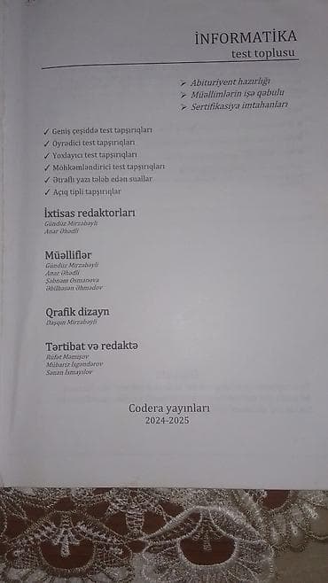 İnformatika 11-ci sinif, Pulsuz çatdırılma — 4