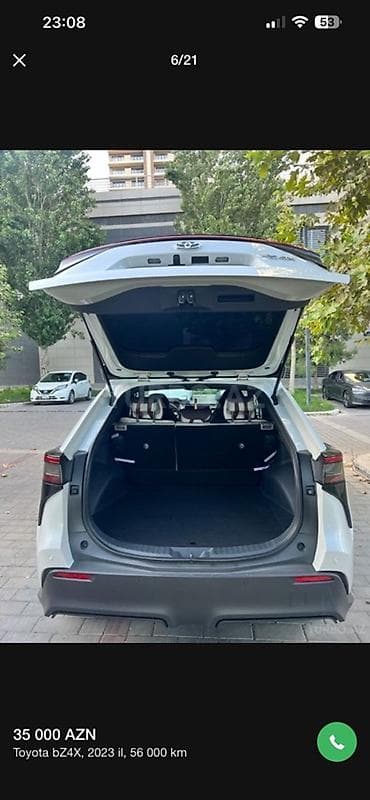 avtomobil oturacaqlar: Toyota BA: 0.1 l | 2023 il Krossover — 6