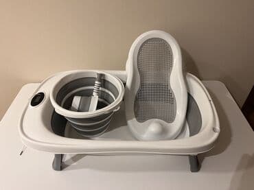 Nənnilər: Uşaq üçün çimmə vannası və avtokreslo satılır. Vəziyyəti əladır — 3