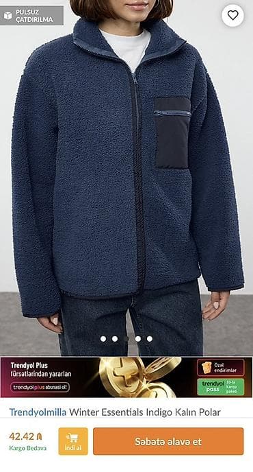 kurtka satilir: Trendyolmilla, XS — 2