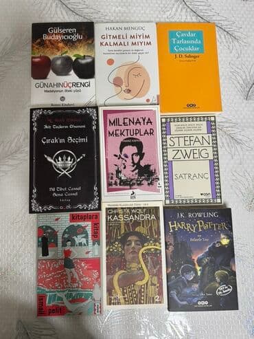 Kitab dəsti – 9 ədəd - Gülseren Budayıcıoğlu – Günahın Üç Rengi