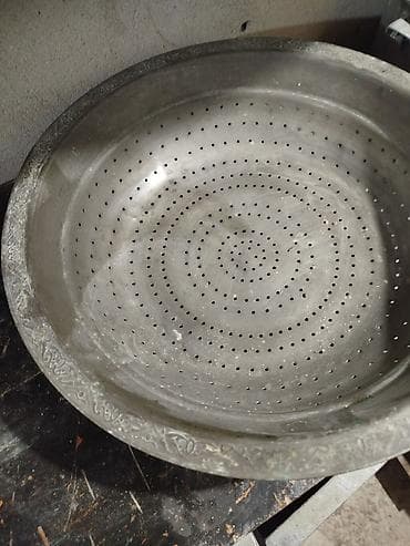 saxsi gul qablari: Antik/retro mətbəx və dekor əşyaları kolleksiyası - Mis əl işi süzgəc — 3