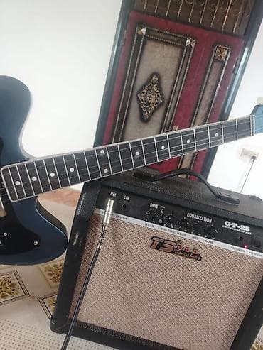 Спорт и хобби: Elektrik gitara və avadanlıq dəsti. - Korpus: yarı boş (semi-hollow) — 8
