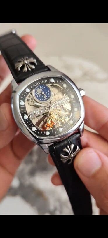 qara noqteler: Yeni, Qol saatı, Cartier, rəng - Gümüşü — 3