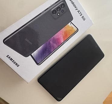 Samsung Galaxy A73 5G, 128 GB, rəng - Boz, Sensor, Barmaq izi