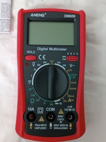 тестер: Multimetr, Yeni, Rəqəmsal, Zəmanətsiz — 5