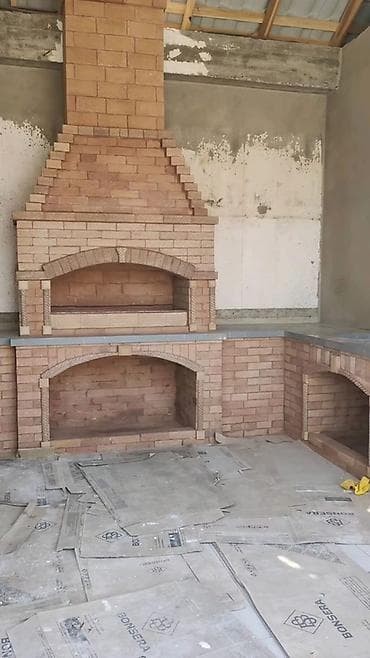 mdf qapilar: Manqal, Kərpicli — 3