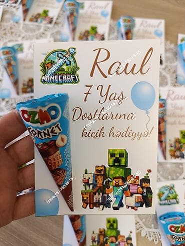 Ad gunu konfetleri sifarisle hazirlanir.Sifarisler en az 2-3 gun