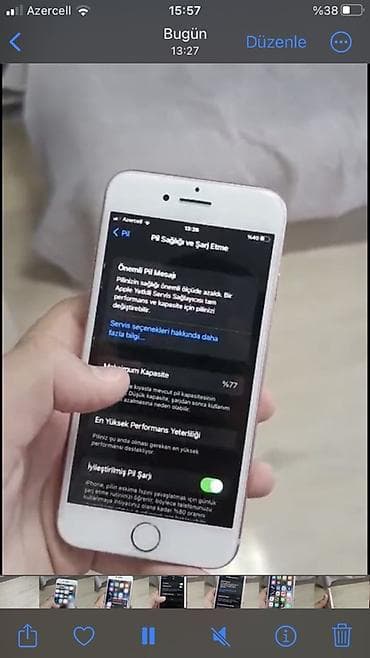 iphone 11 pro ikinci el: IPhone 8, Rose Gold, Barmaq izi — 3