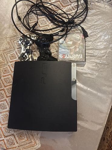 Sony PlayStation 3 (PS3) Slim oyun konsolu dəsti P.S 3dü içində 20