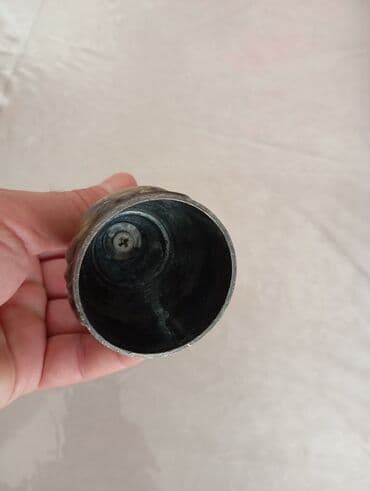 samdamlar: Metal şamdan – dekorativ miniatür model - Material: metal ərinti - — 4