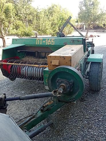 prius 30 bufer: PT-165 saman/ot presi - Traktora qoşulan kvadrat balya presi - Model — 1
