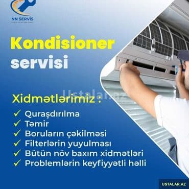 работа официантом в баку: Kondisioner Ustası Xidməti! Təmir • Quraşdırma • Yuyulma de montaj — 1