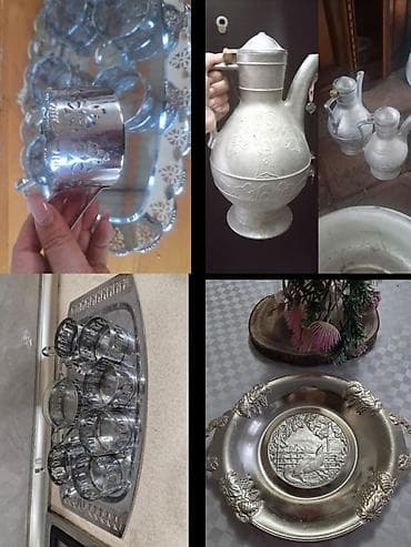 Antik mallar Kolleksiya üçün dekorativ porselen fiqurlar dəsti qədimi — 4
