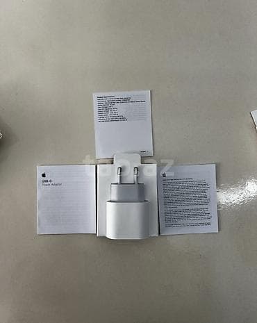 Məhsul: Apple USB‑C 20W Power Adapter + USB‑C to Lightning Cable — 4