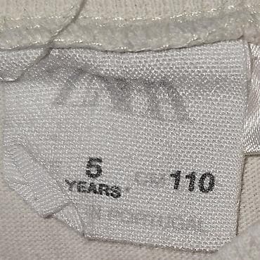 uşaq araba: Uşaq geyim dəsti – ZARA, 5 yaş (110 sm) - 2 parça: qısaqol köynək və — 3