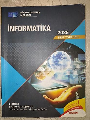 Məhsul: “İnformatika 2025 – Test Toplusu” (Dövlət İmtahan Mərkəzi) — 1