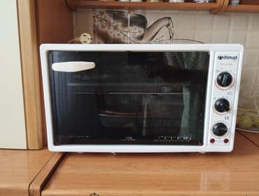 itimat elektrikli soba: Духовка Itimat, Электрическая, цвет - Белый, Отдельностоящая, Б/у — 1