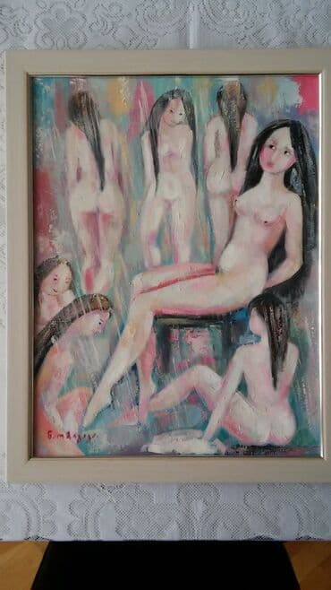 Картина известной грузинской художницы.Холст разм. 60 х40 см