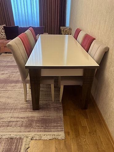 par: Qonaq masası, Açılmayan, MDF, Dördbucaq masa — 4